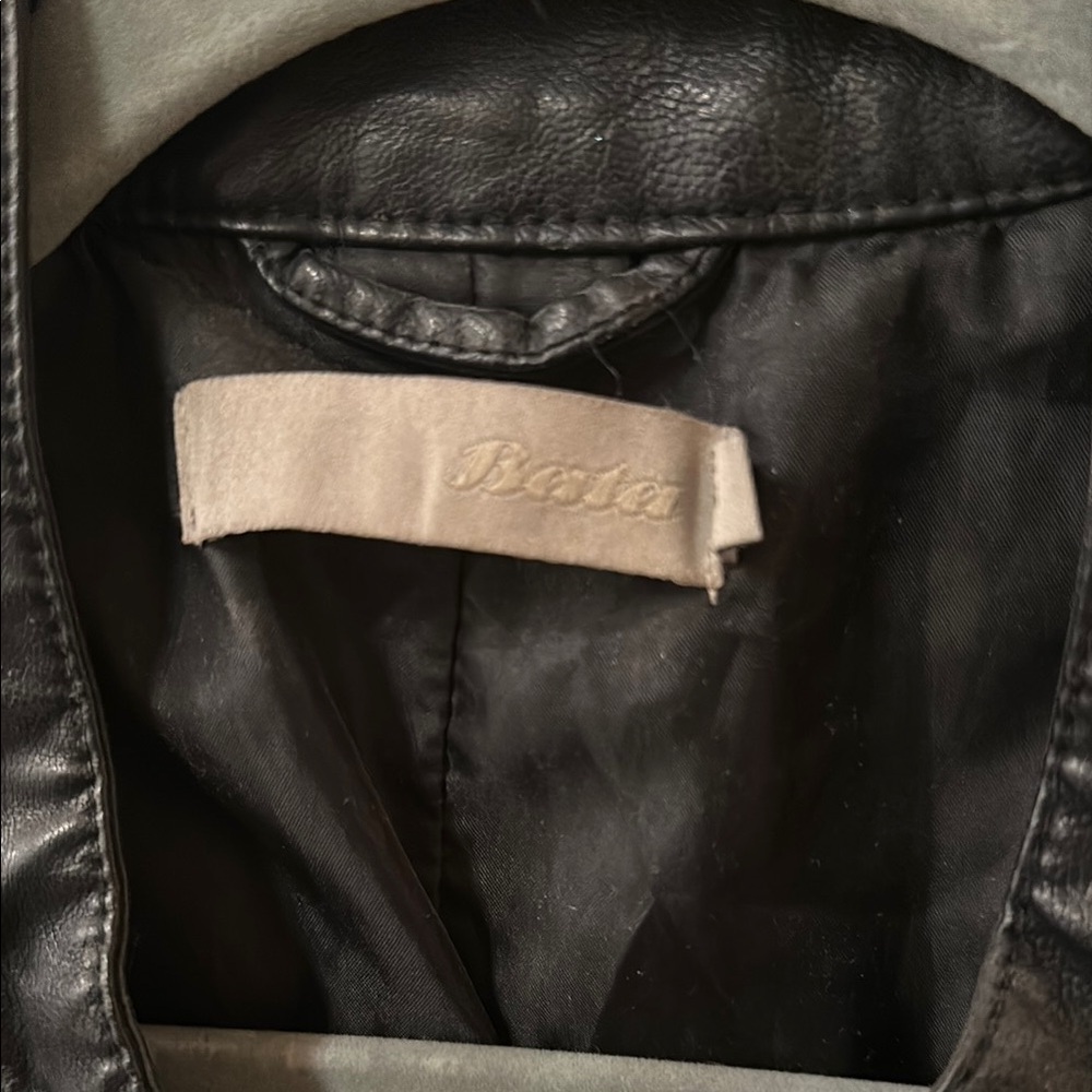 Black Leather Jacket - Picture 3 of 3
